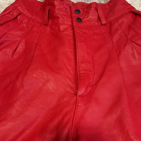 Vintage North Beach Leather Leather Shorts - Picture 2 of 4